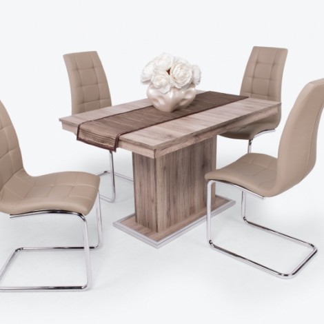 Emma 4 személyes Kis Flóra asztallal