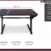 E-SPORT gamer asztal 